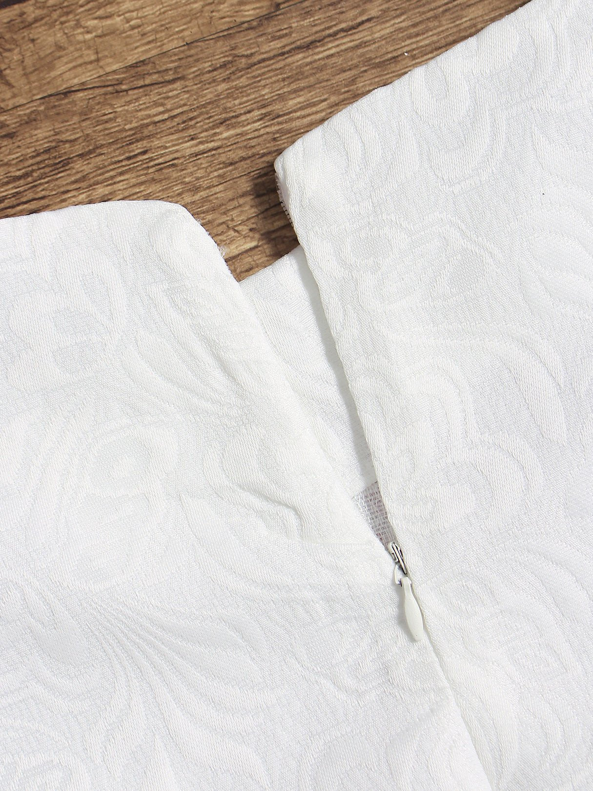 OEM Ladies White Floral Dresses