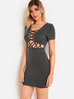 Custom Womens Long Sleeve Casual Dress