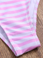 OEM ODM Blue And White Striped Bikini Top