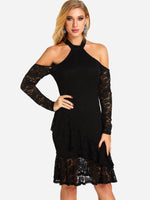 OEM ODM Womens Long Sleeve Sexy Dress