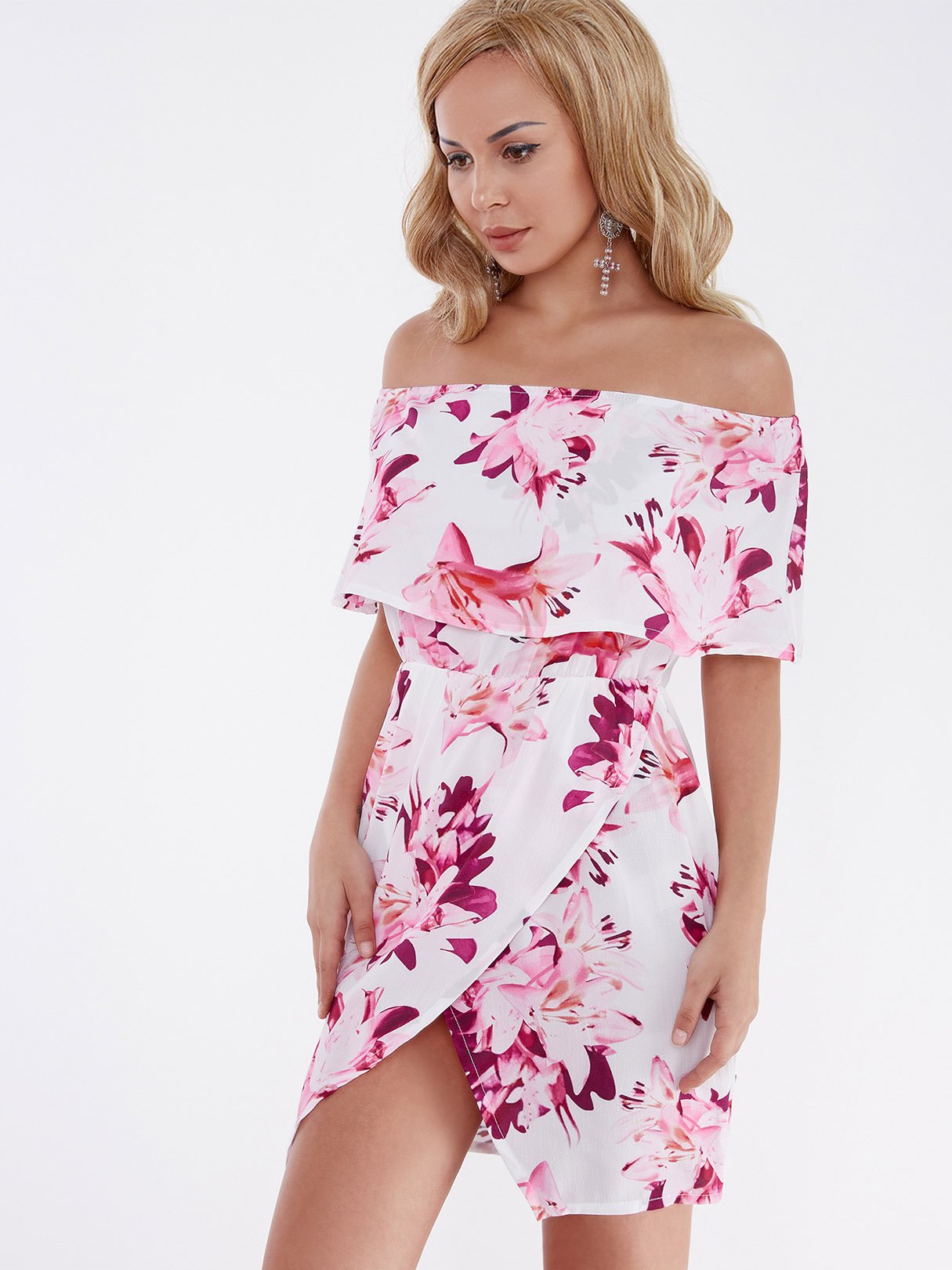 OEM Ladies Floral Floral Dresses