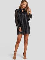NEW FEELING Womens Black Casual Dresses
