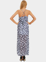 NEW FEELING Womens Leopard Maxi Dresses