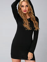 ODM Ladies Long Sleeve Sexy Dresses