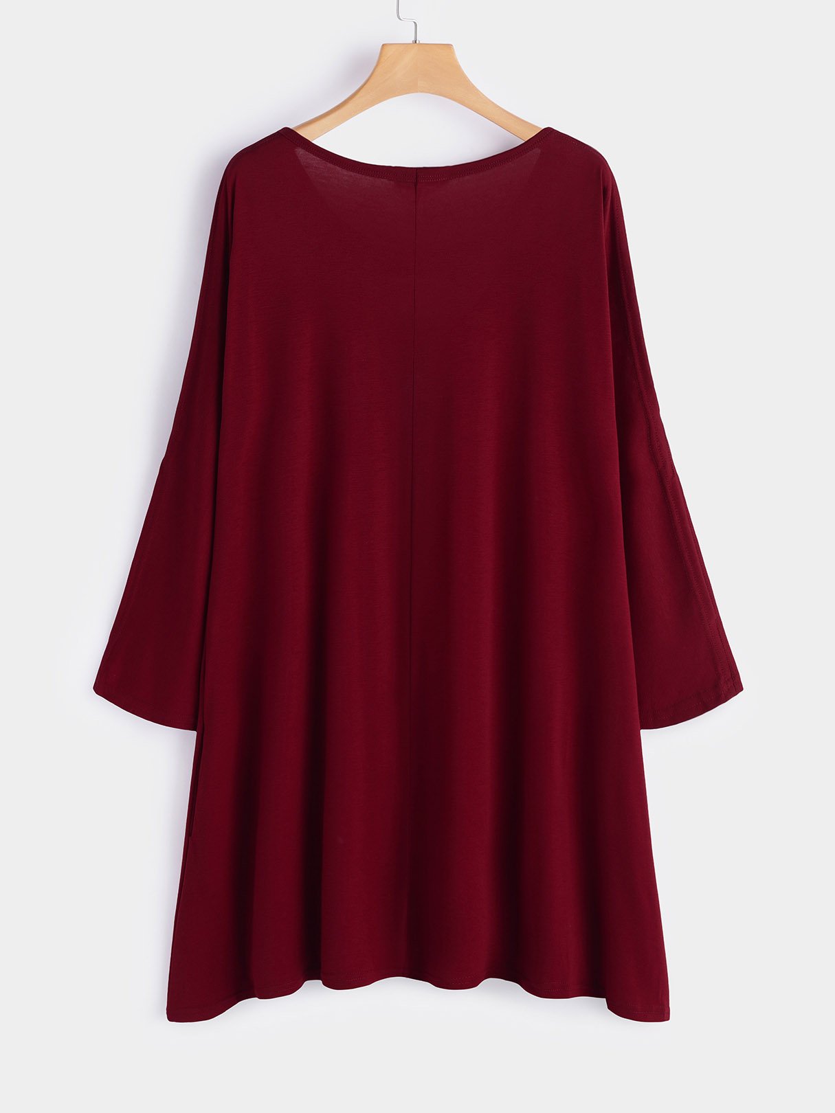NEW FEELING Womens Burgundy Midi Dresses
