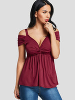 OEM Ladies Burgundy T-Shirts