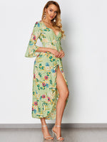 ODM Ladies Half Sleeve Maxi Dress