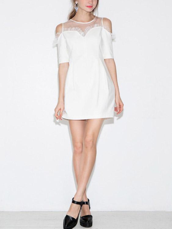 OEM ODM Womens Half Sleeve Mini Dress