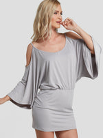 OEM Ladies Grey Mini Dresses
