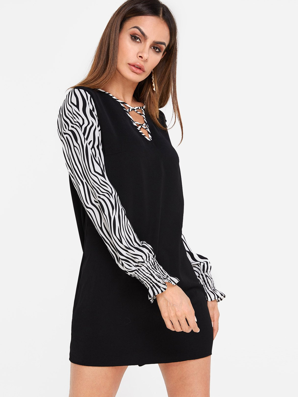 OEM Ladies Black Mini Dresses