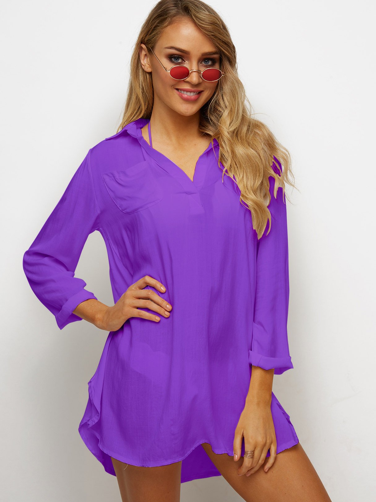 Custom Womens Half Sleeve Beachwear