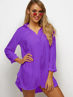 Custom Womens Half Sleeve Beachwear