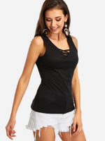 OEM Ladies Black Camis