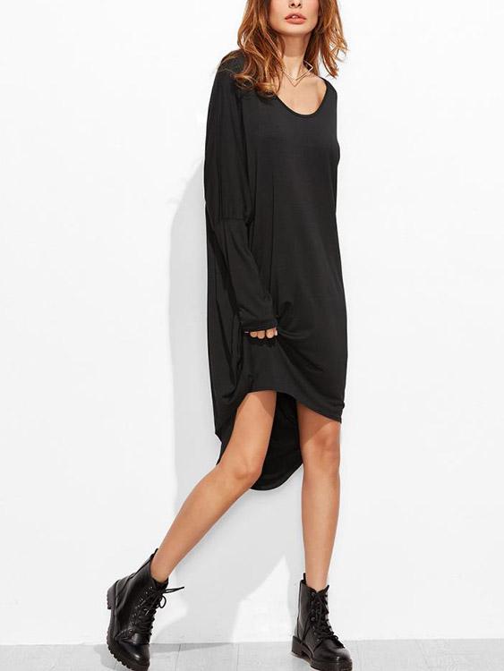 ODM Ladies Long Sleeve Casual Dresses