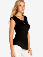 Wholesale Crew Neck Plain Sleeveless T-Shirts