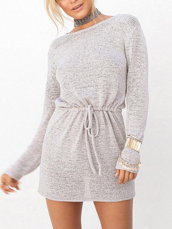 OEM Ladies Grey Mini Dresses