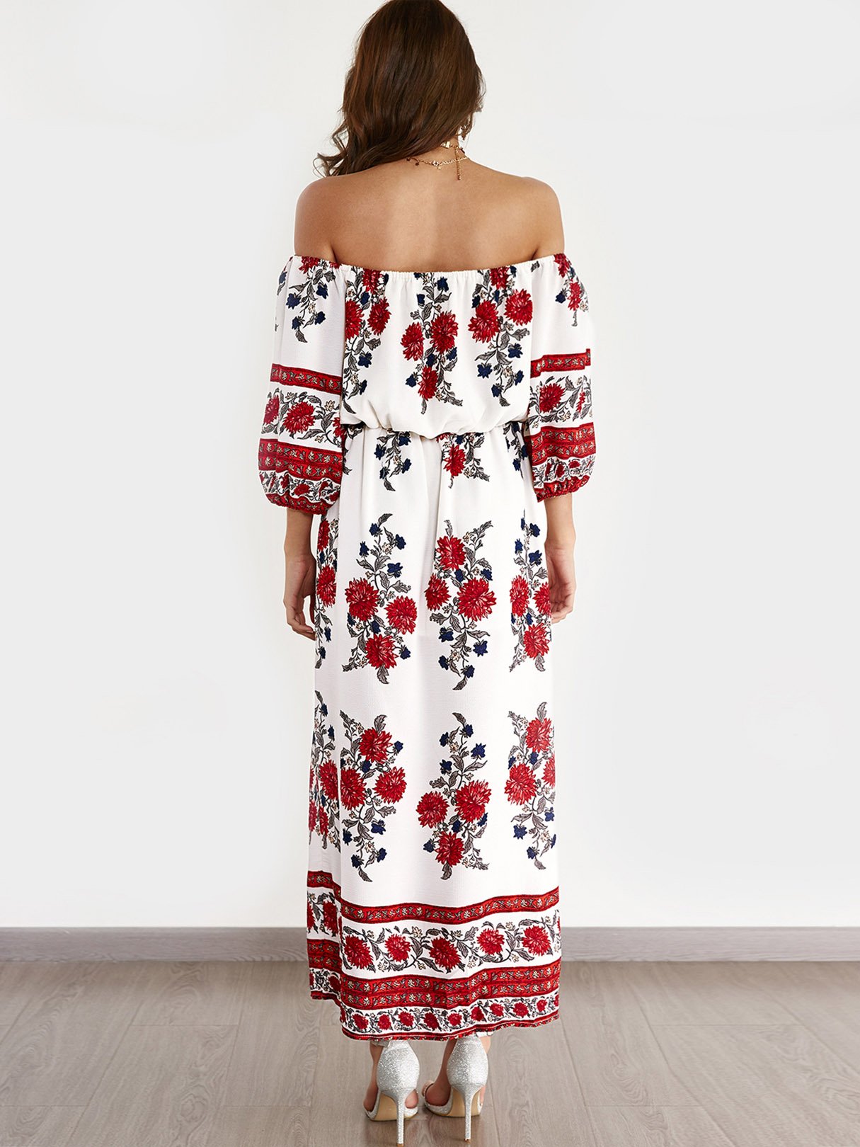 OEM Ladies Multi Floral Dresses