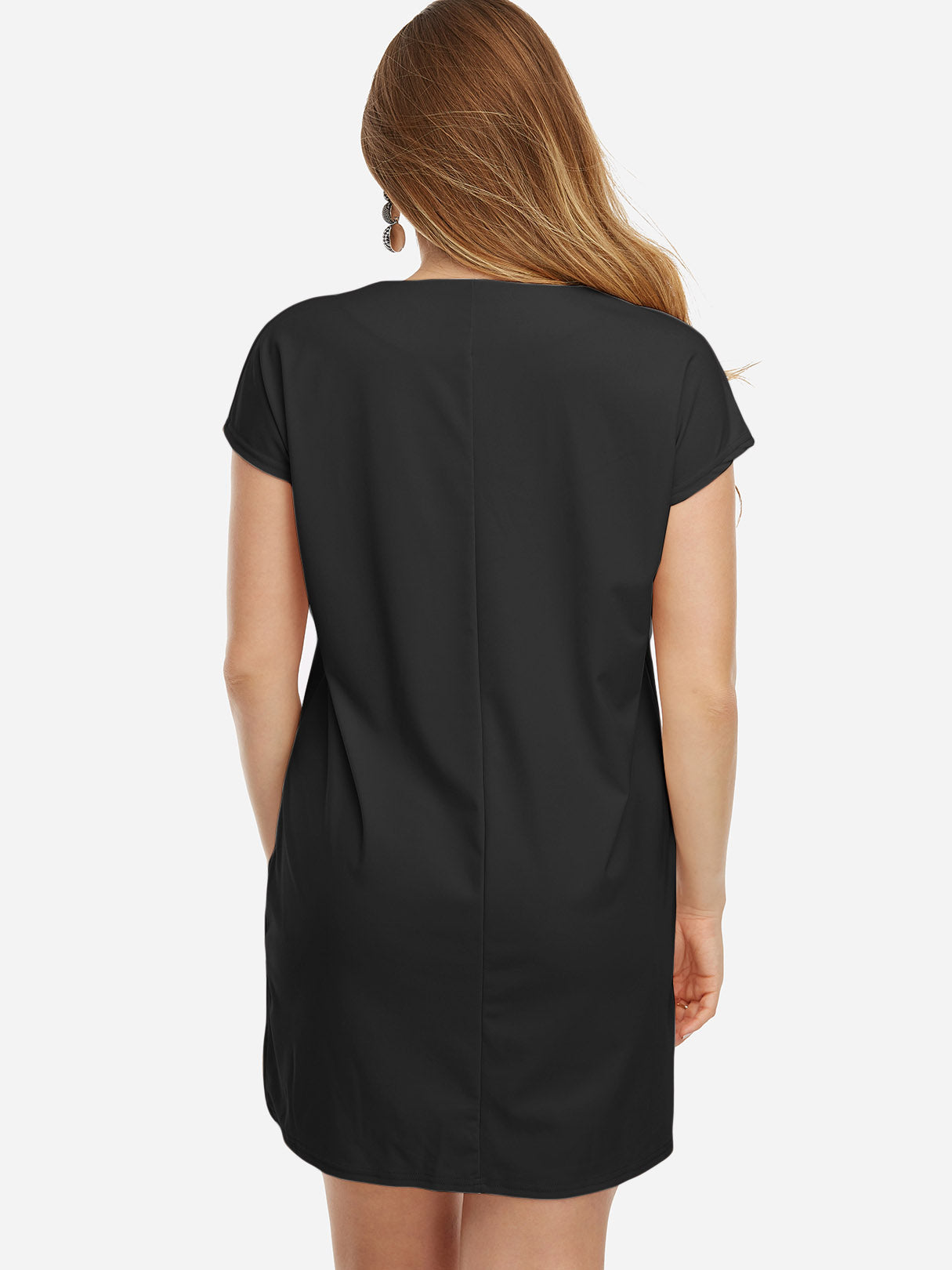 NEW FEELING Womens Black Plus Size Dresses