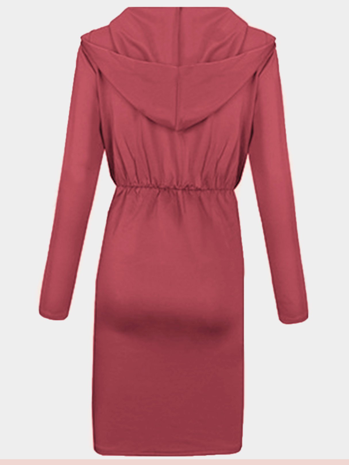 OEM Ladies Red V-Neck Dresses