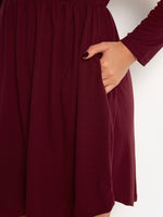 OEM ODM Ladies Navy Casual Dresses