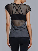 Wholesale Round Neck Hollow Short Sleeve T-Shirts