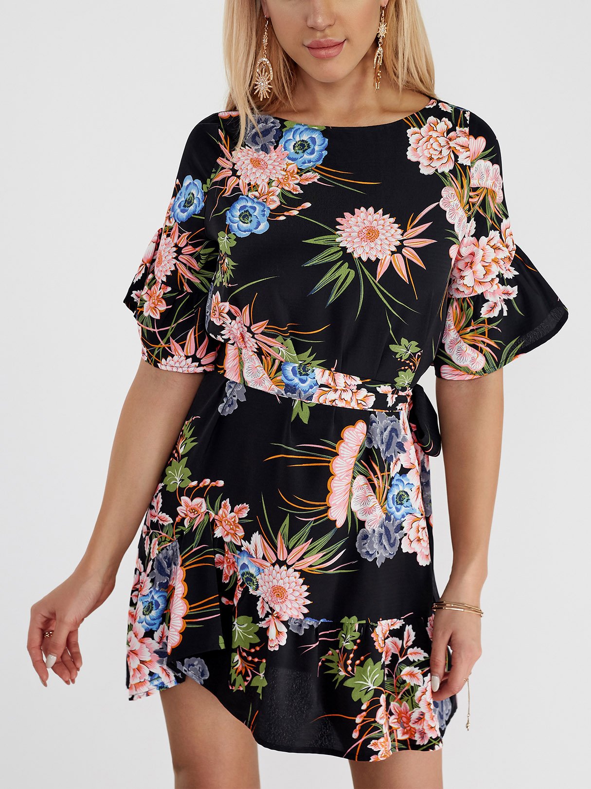 ODM Ladies Short Sleeve Dresses