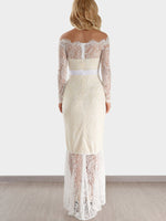 NEW FEELING Womens White Maxi Dresses