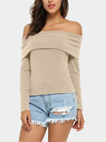Custom Ladies Off The Shoulder T-Shirts