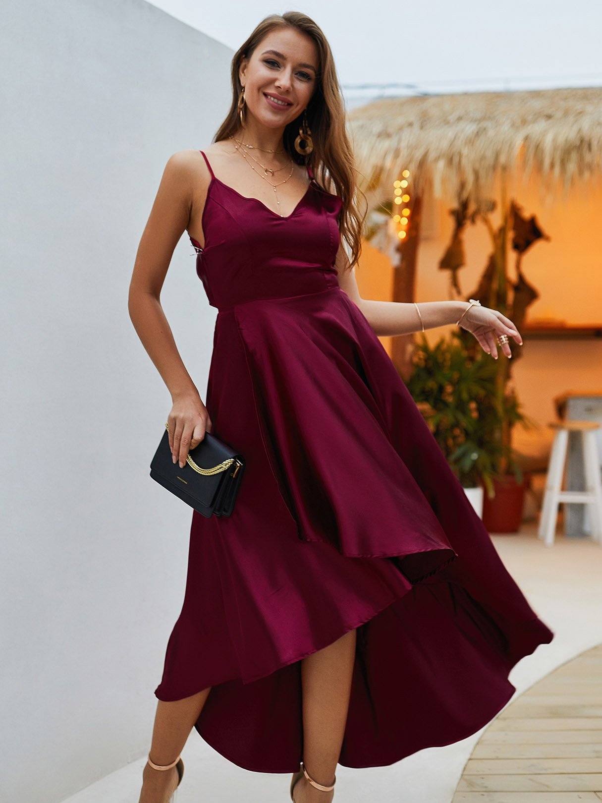 ODM Ladies Sleeveless Maxi Dress