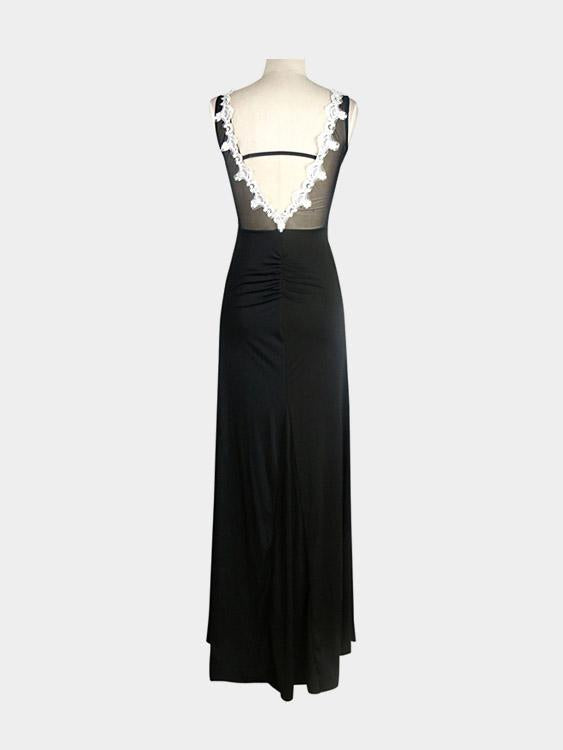 NEW FEELING Womens Black Maxi Dresses