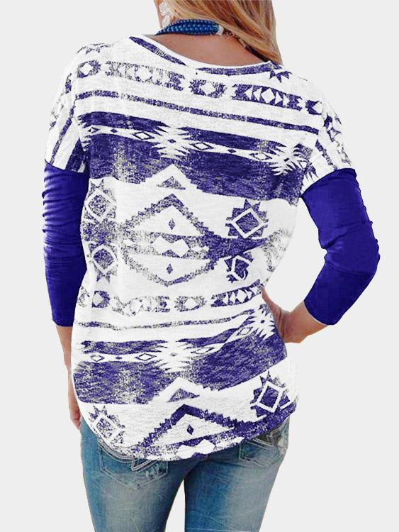 NEW FEELING Womens Blue T-Shirts