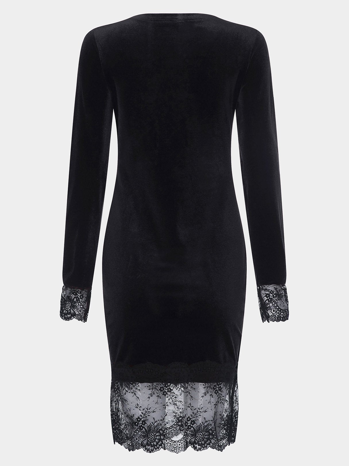 OEM Ladies Black Midi Dresses