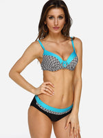 Pineapple High Neck Bikini