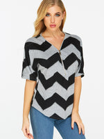 OEM Ladies Striped T-Shirts