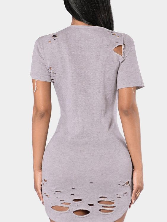 NEW FEELING Womens Light Grey T-Shirts