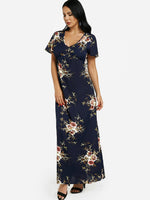 ODM Ladies Short Sleeve Maxi Dress