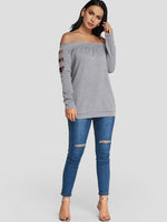 NEW FEELING Womens Grey T-Shirts