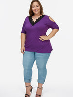 OEM ODM Womens Black Plus Size Tops