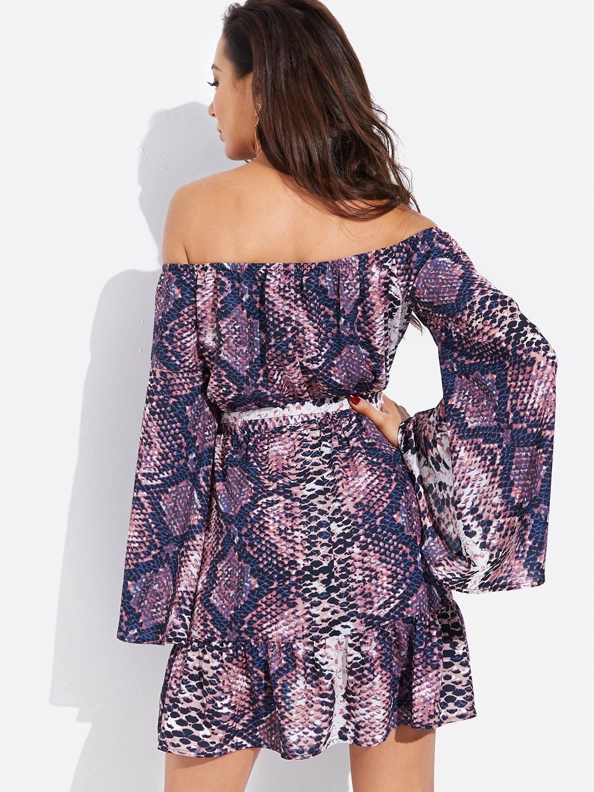 NEW FEELING Womens Purple Mini Dresses
