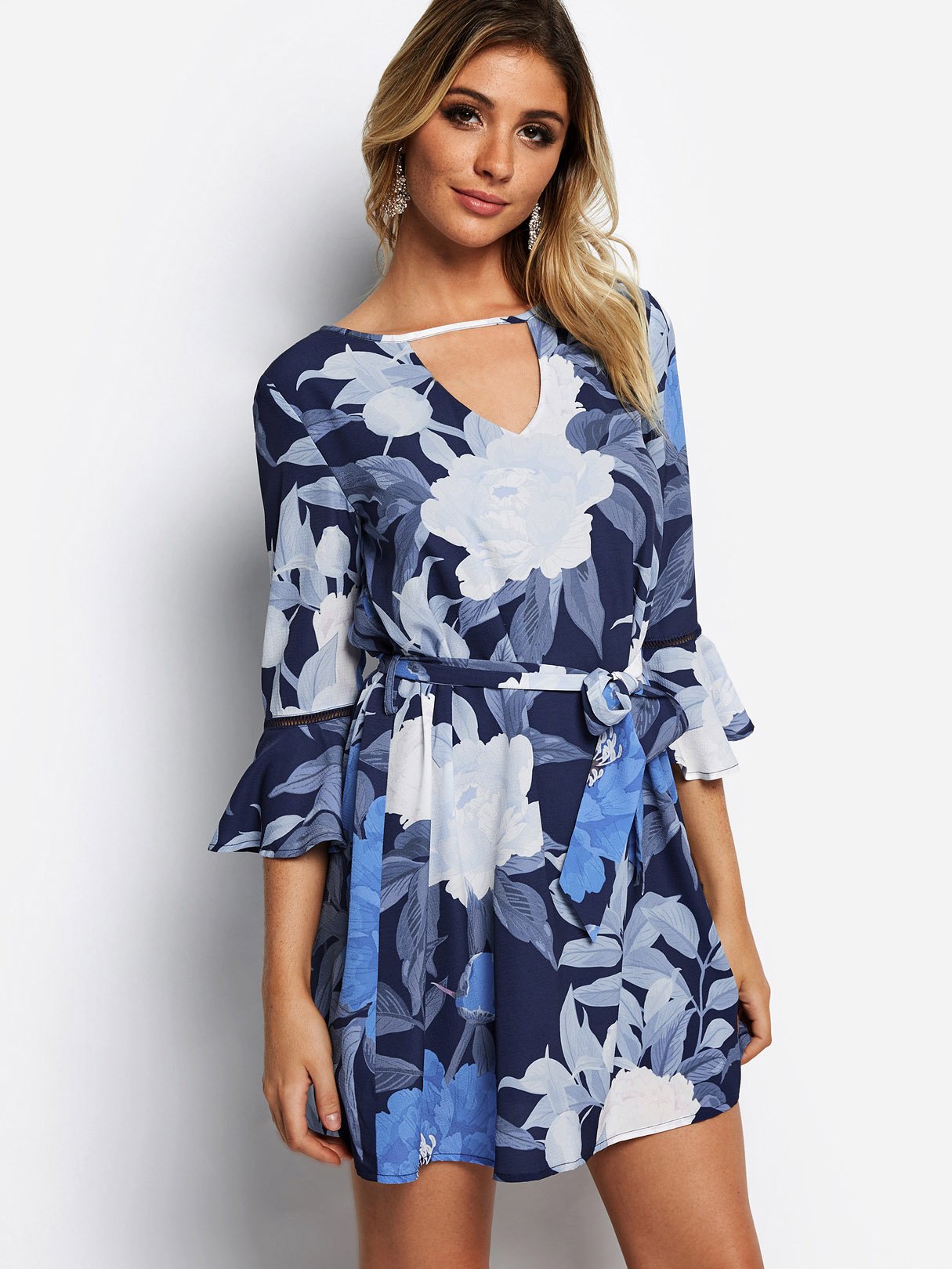 ODM Ladies 3/4 Sleeve Dresses
