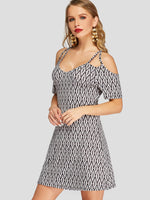 OEM Ladies White Mini Dresses
