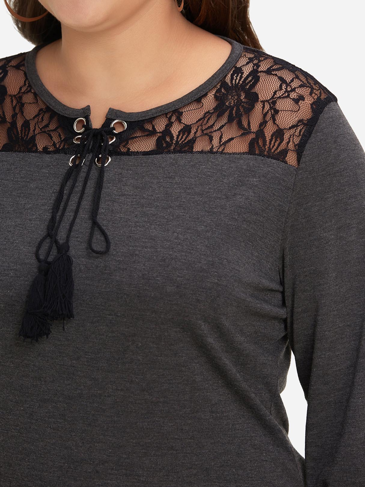 ODM Ladies Long Sleeve Plus Size Tops