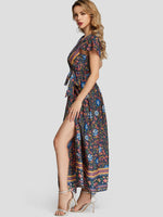 Custom Womens Loyal Blue Maxi Dresses