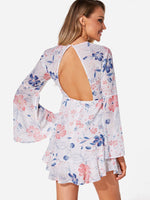 NEW FEELING Womens White Mini Dresses