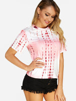 Custom Women's Short Sleeve Tunic Tops