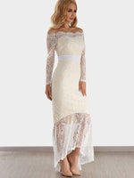 OEM Ladies White Maxi Dresses