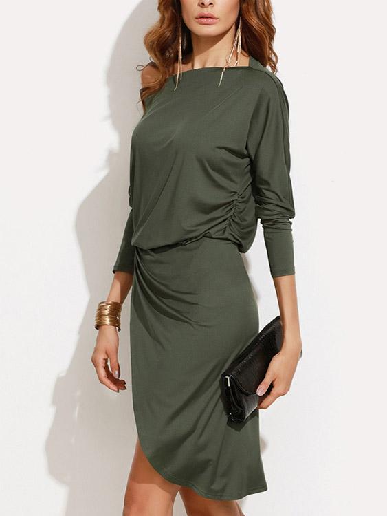ODM Ladies Long Sleeve Casual Dresses