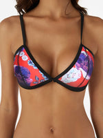 NEW FEELING Womens Red Bikinis