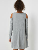NEW FEELING Womens Grey Casual Dresses