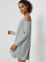 OEM Ladies Grey Casual Dresses